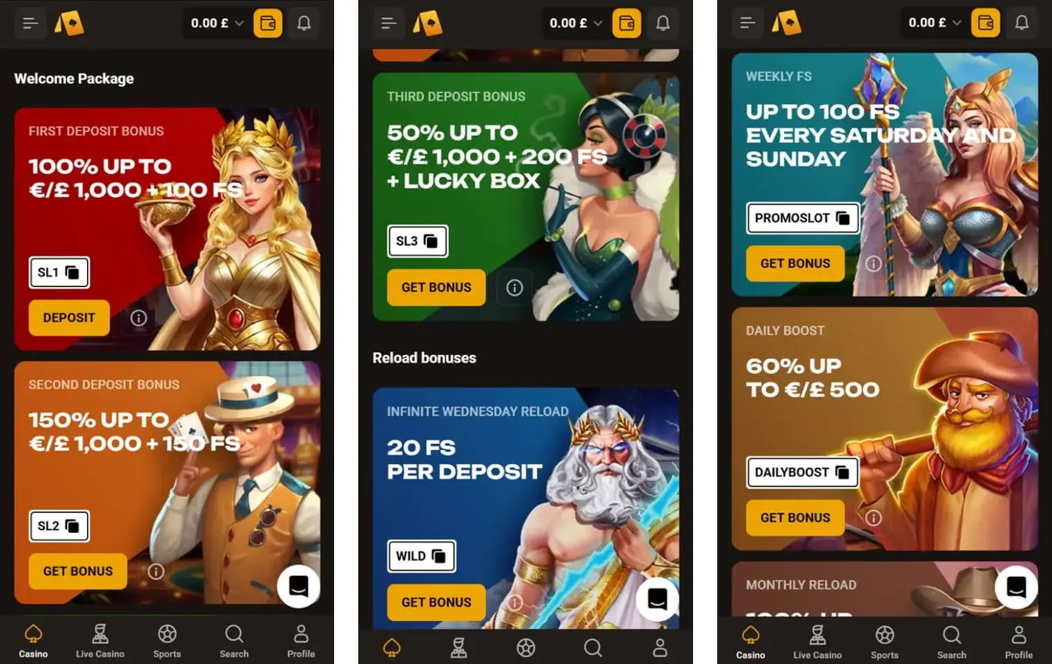 Slotlair Casino – Slots en live casino spelen met echt geld image 3